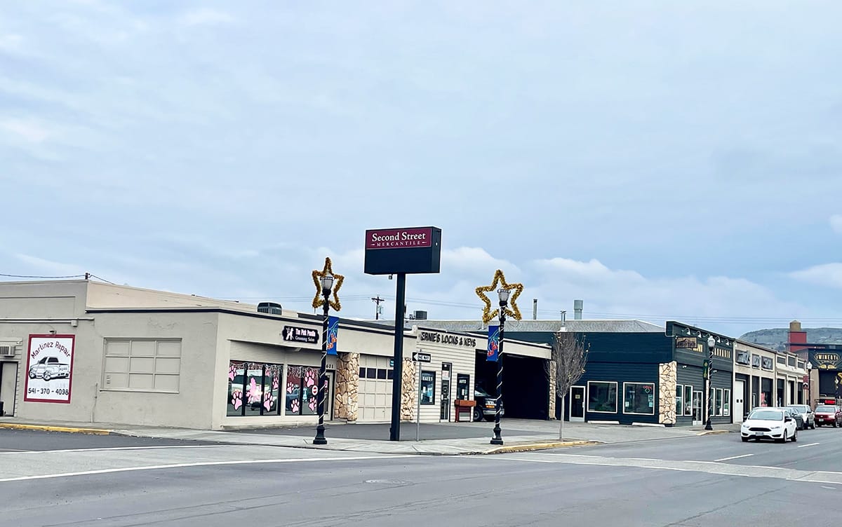 2nd Street Commercial from corner